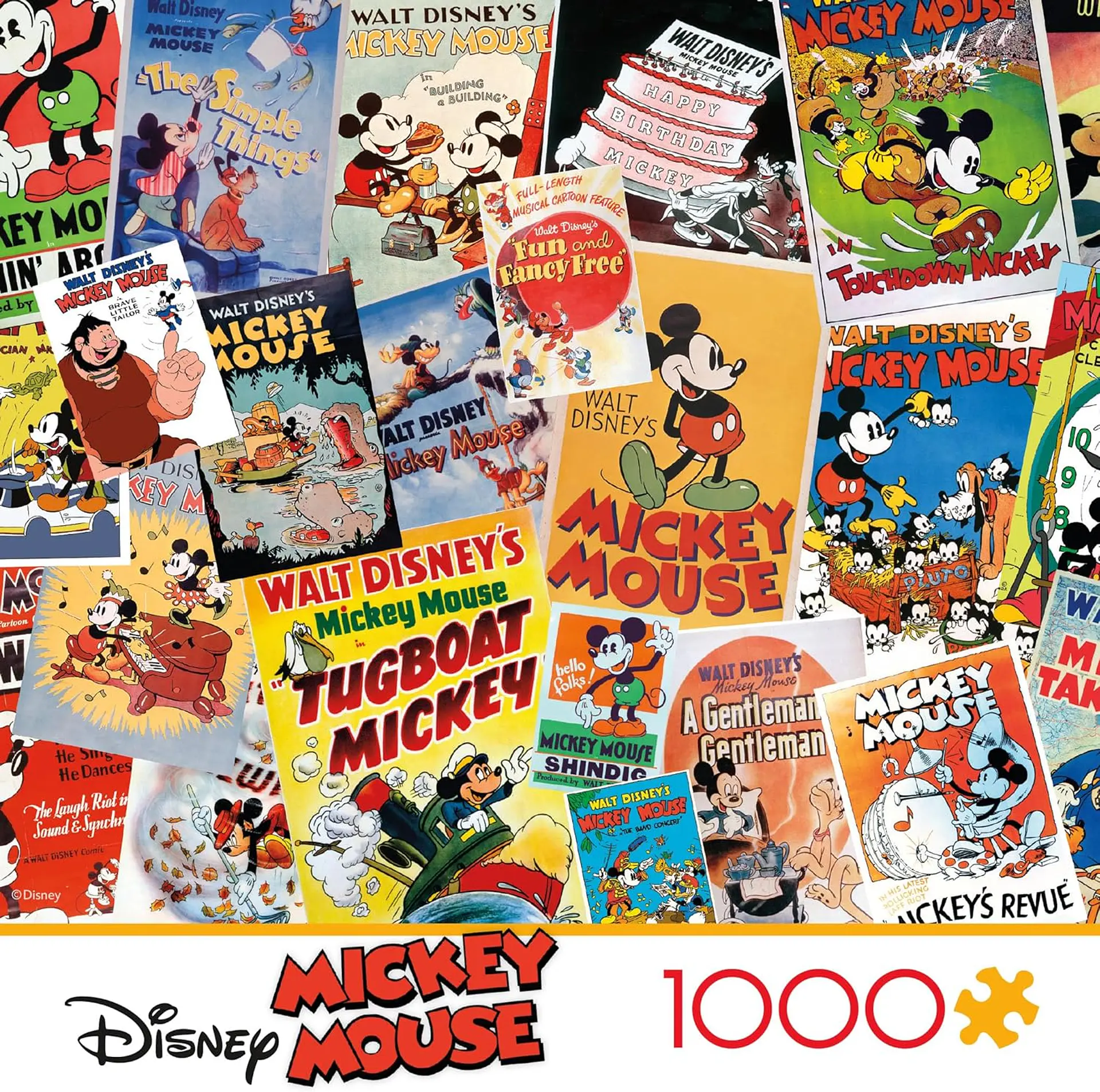 Puzzle 1000 Piezas | Disney Mickey Vintage Collage 4