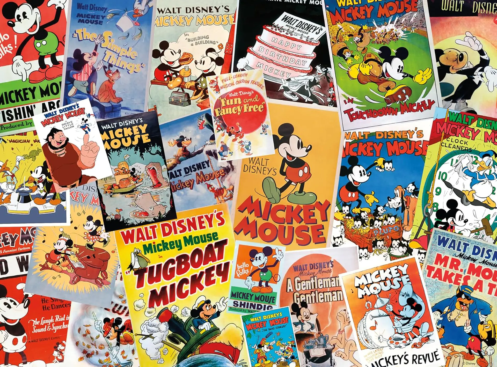 Puzzle 1000 Piezas | Disney Mickey Vintage Collage 5