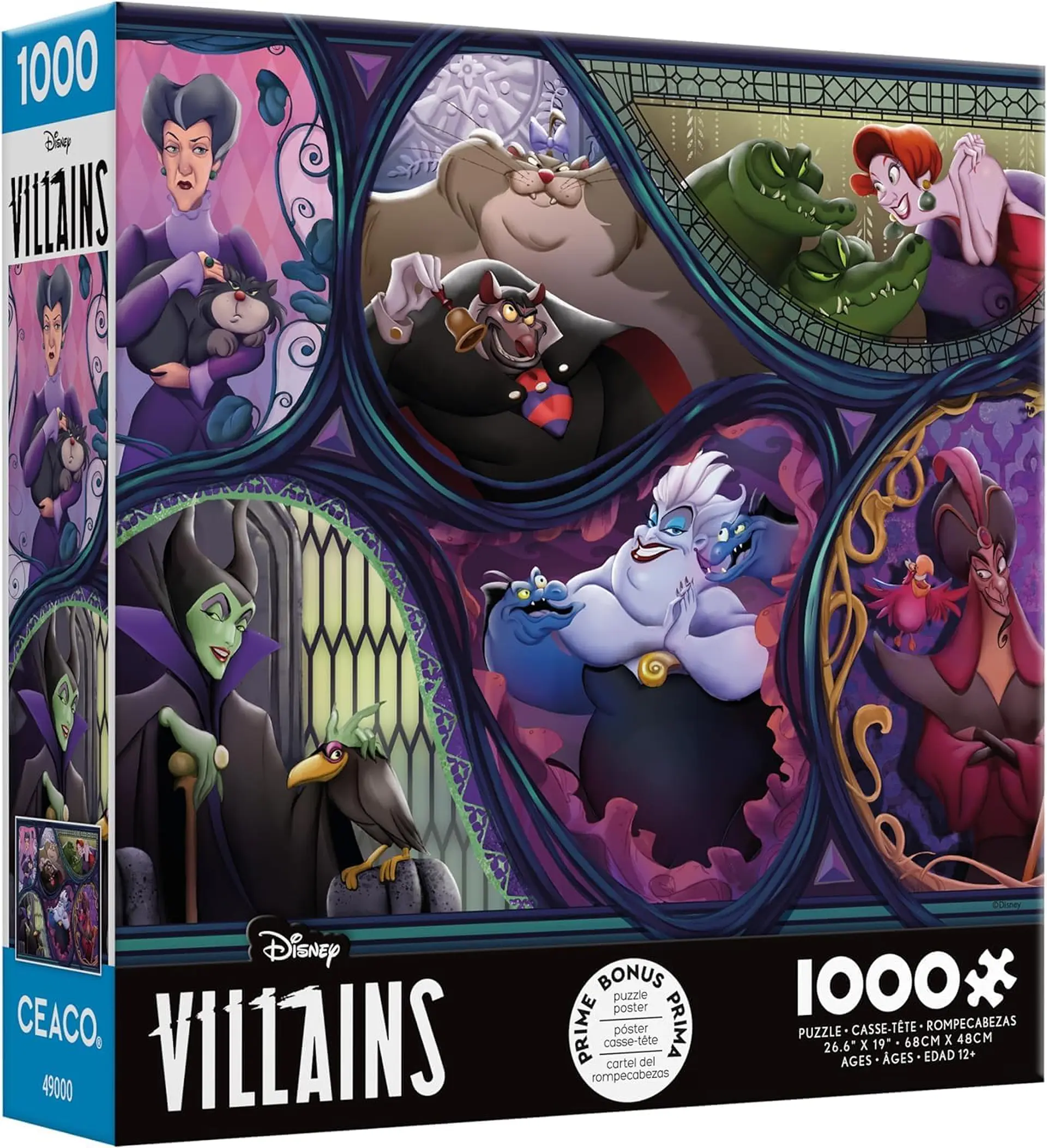 Puzzle 1000 Piezas | Disney Villanos Retratos 1