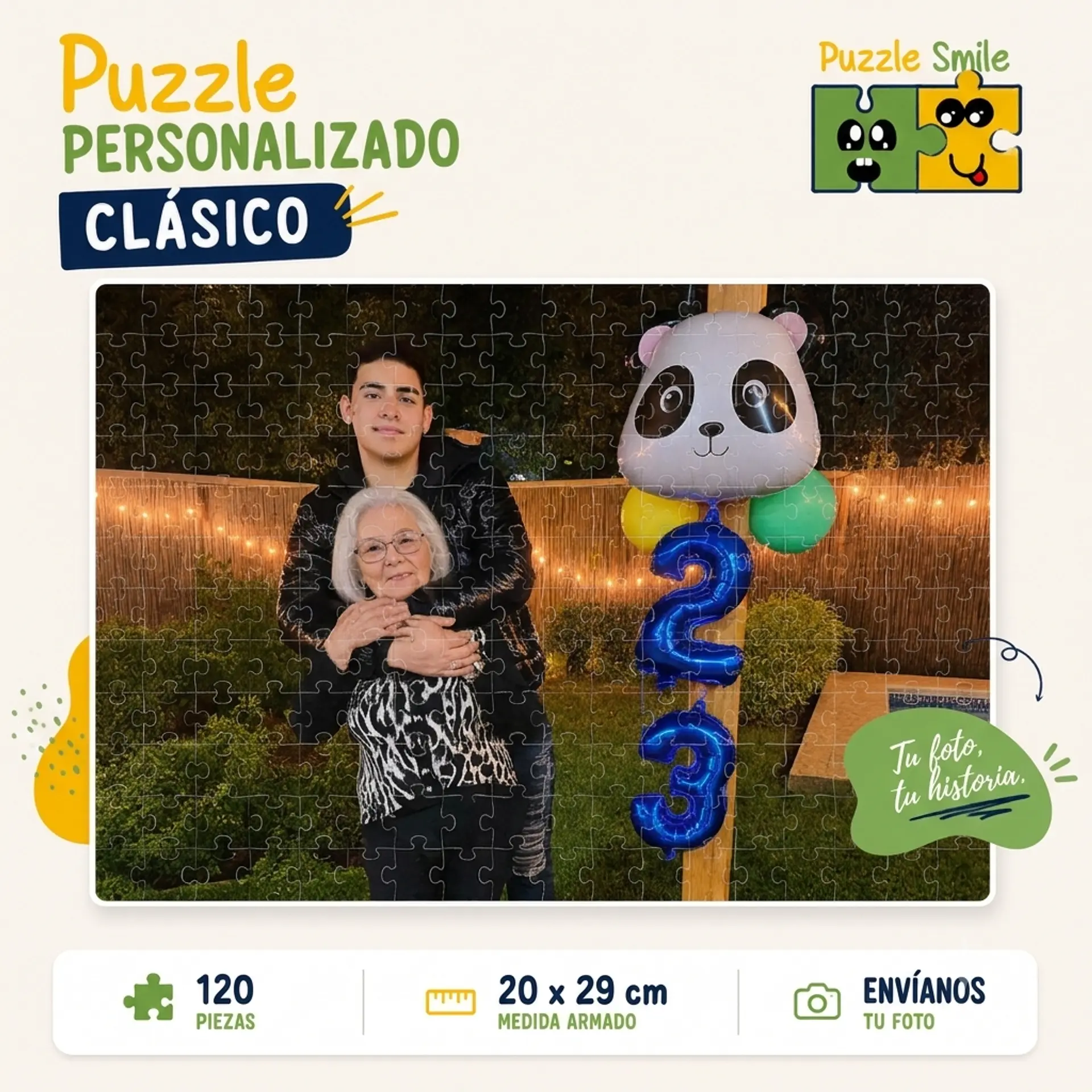 Puzzle Personalizado 120 Piezas - Con tu Foto 1
