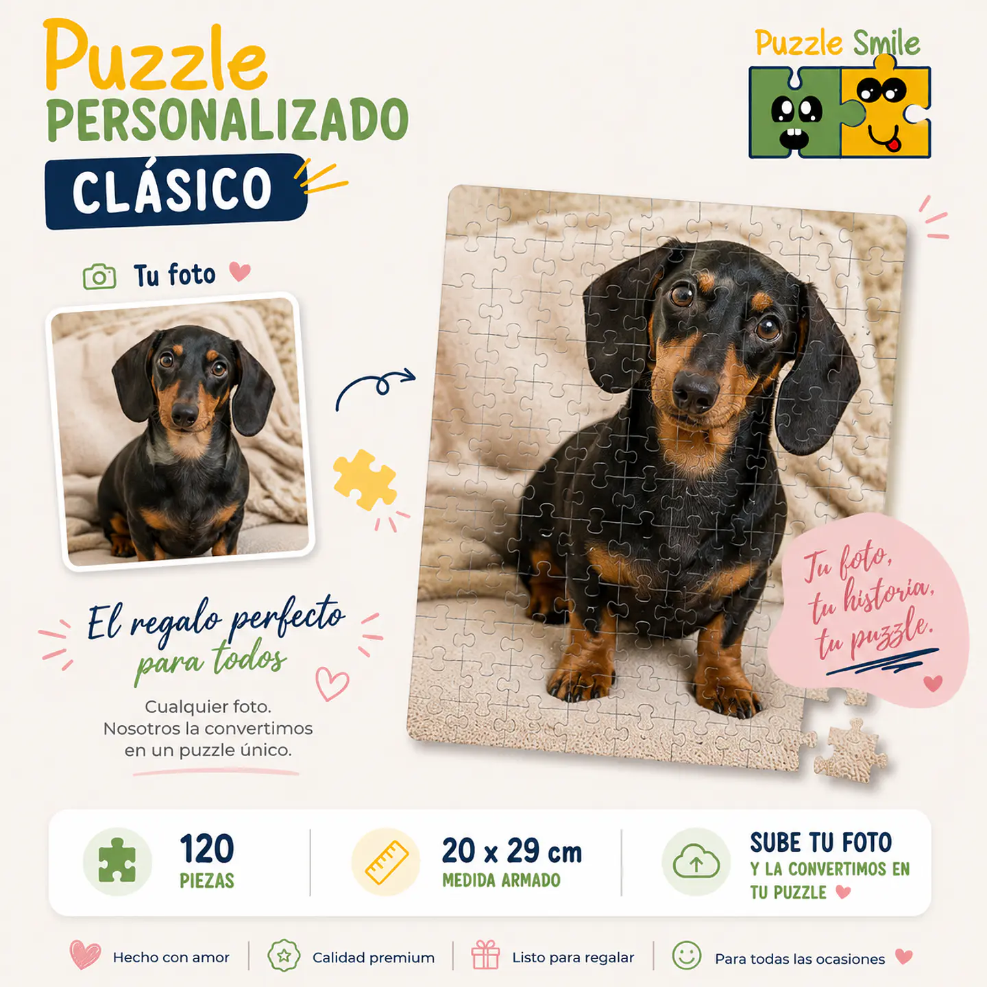 Puzzle Personalizado 120 Piezas - Con tu Foto 3