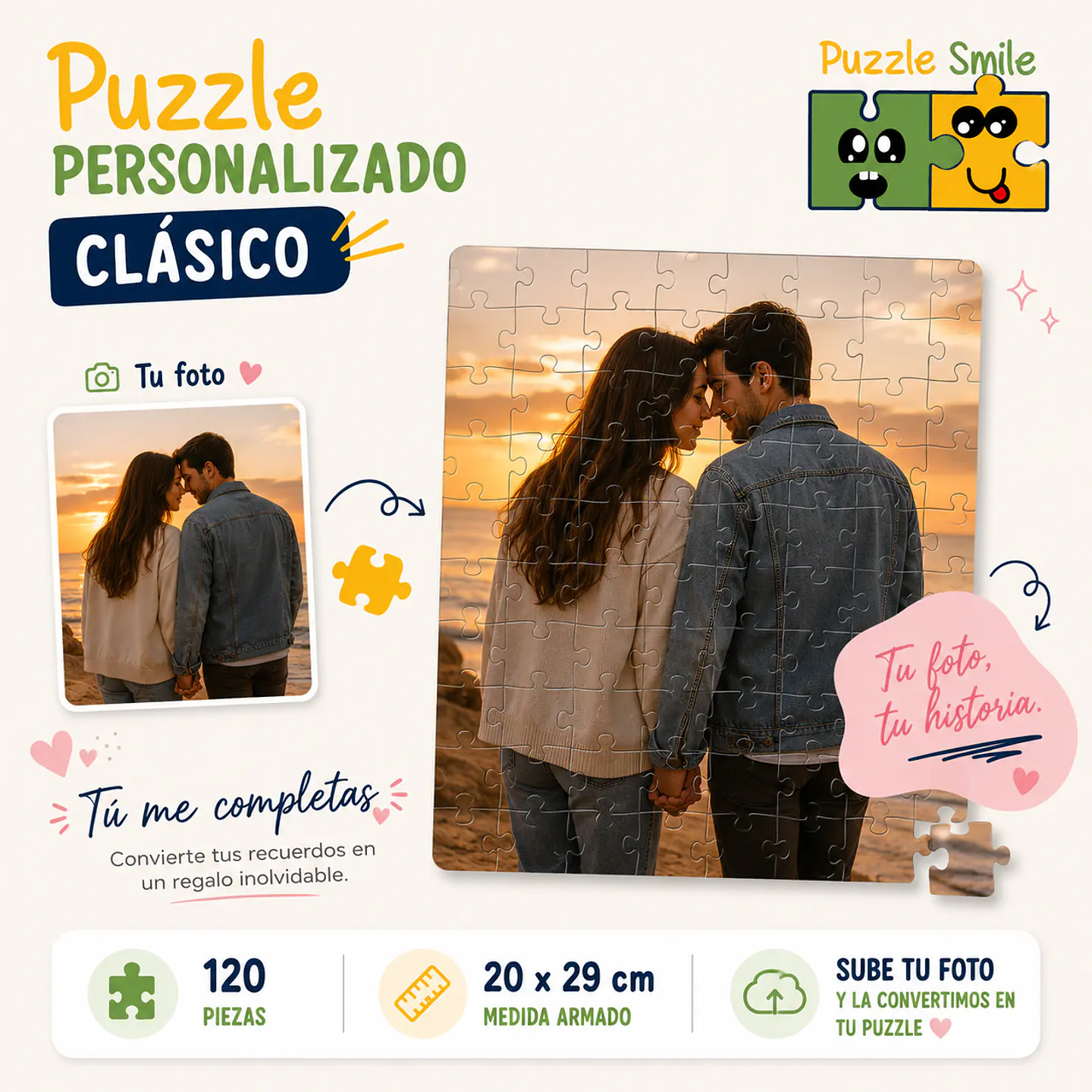 Puzzle Personalizado 120 Piezas - Con tu Foto 4