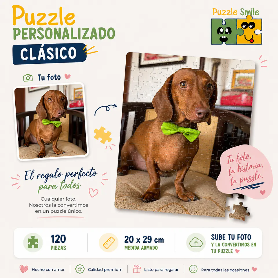 Puzzle Personalizado 120 Piezas - Con tu Foto 1