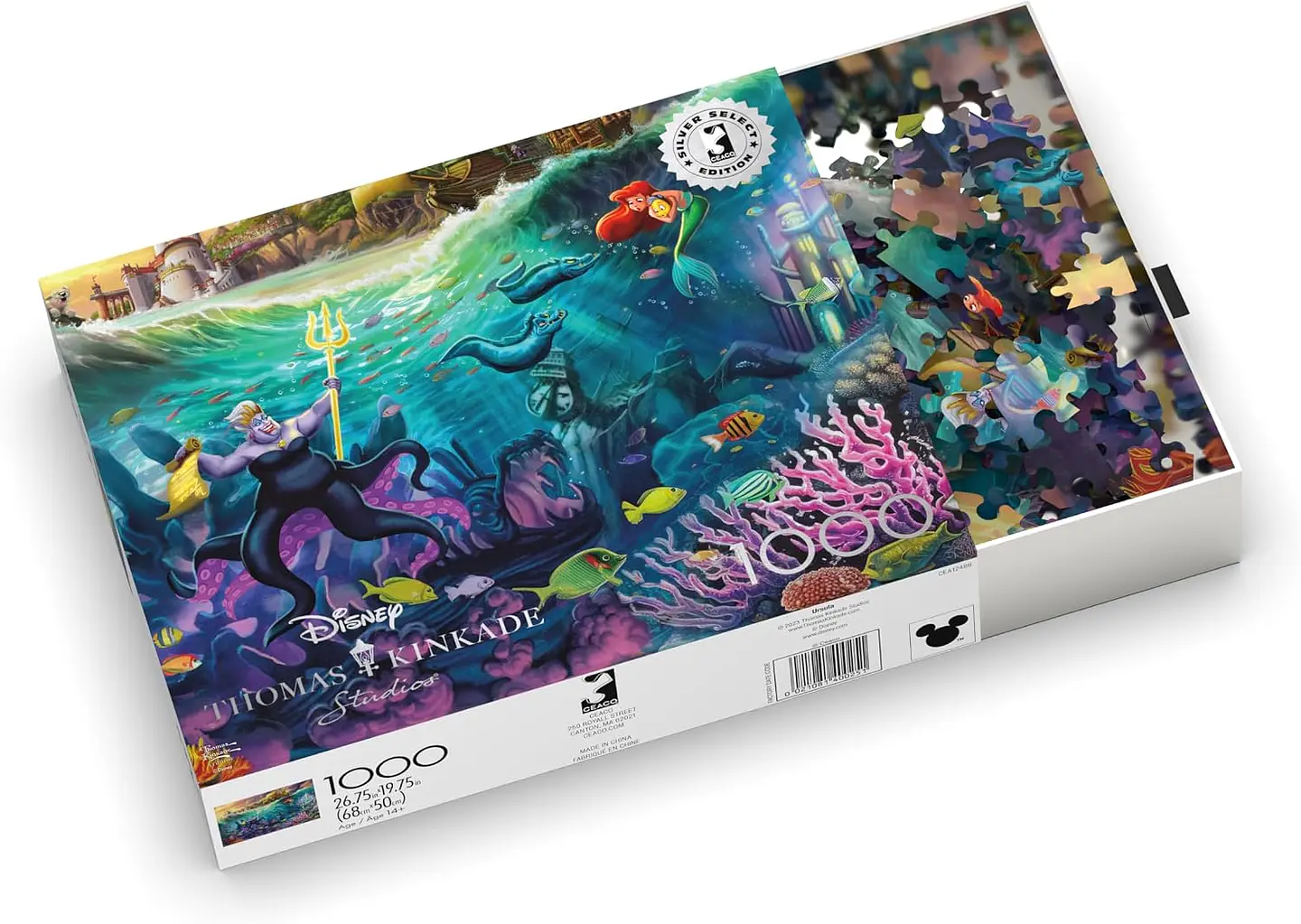 Puzzle 1000 Piezas | Disney Ursula y la Sirenita Silver Select 3