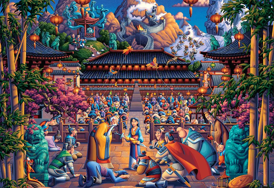 Puzzle 1500 Piezas | Disney Mulan 2