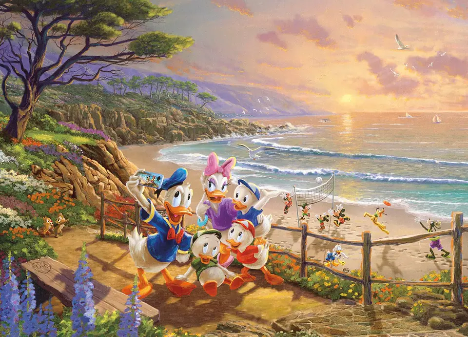 Puzzle 1000 Piezas | Disney Donald y Daisy 2