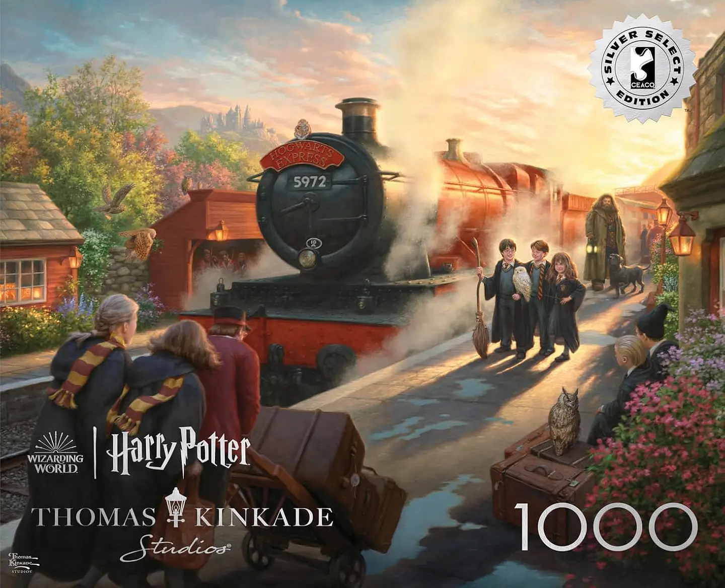 Puzzle 1000 Piezas | Harry Potter Expreso de Hogwarts Silver Select 3