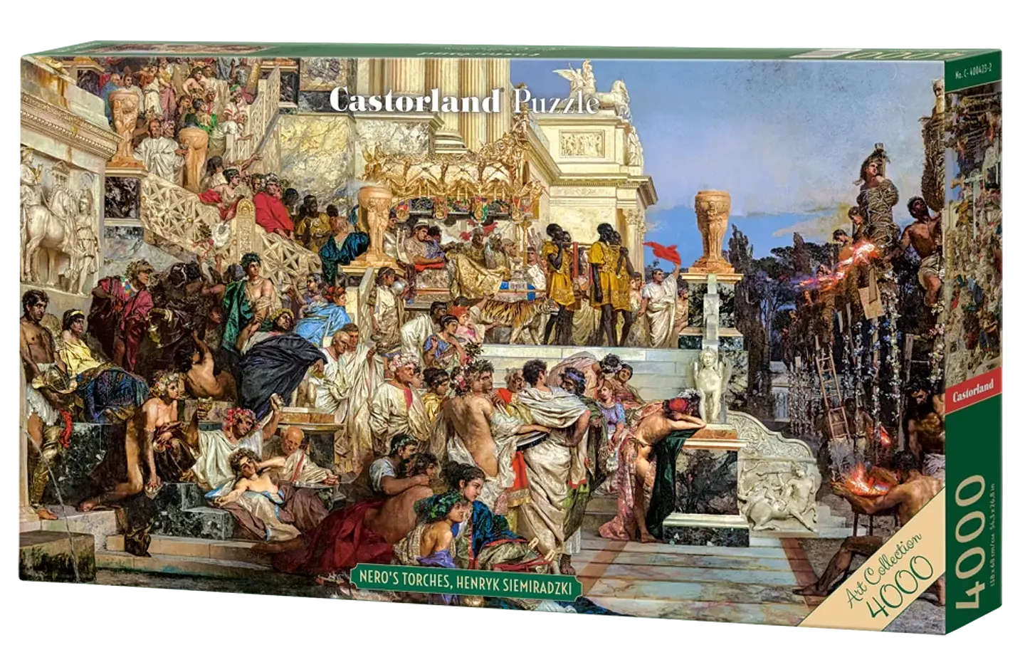 Puzzle 4000 Piezas | Las Antorchas de Nerón, Henryk Siemiradzki 1