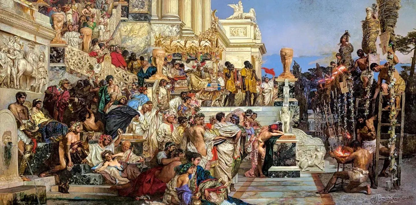 Puzzle 4000 Piezas | Las Antorchas de Nerón, Henryk Siemiradzki 2