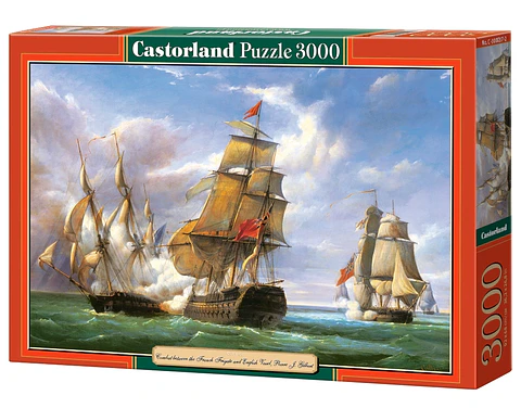 Puzzle 3000 Piezas | Combate entre Buques Franceses e Ingleses