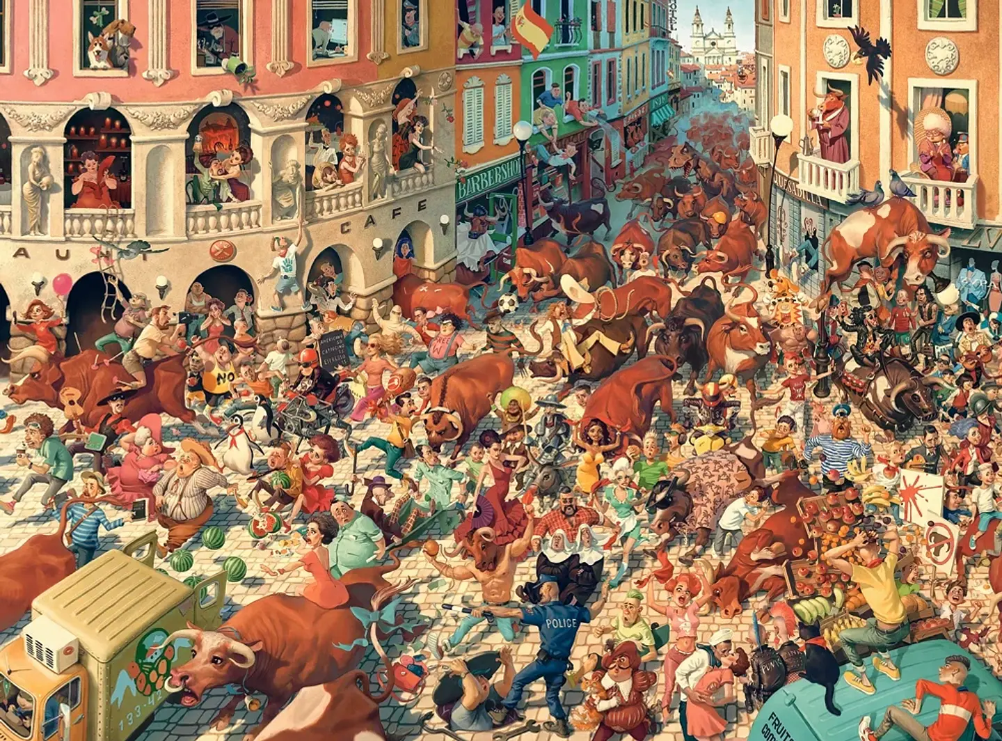 Puzzle 3000 Piezas | Encierro en Pamplona 2