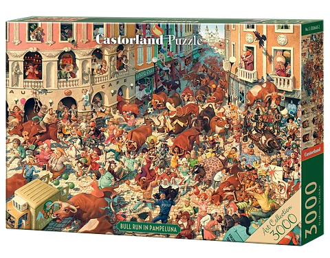 Puzzle 3000 Piezas | Encierro en Pamplona