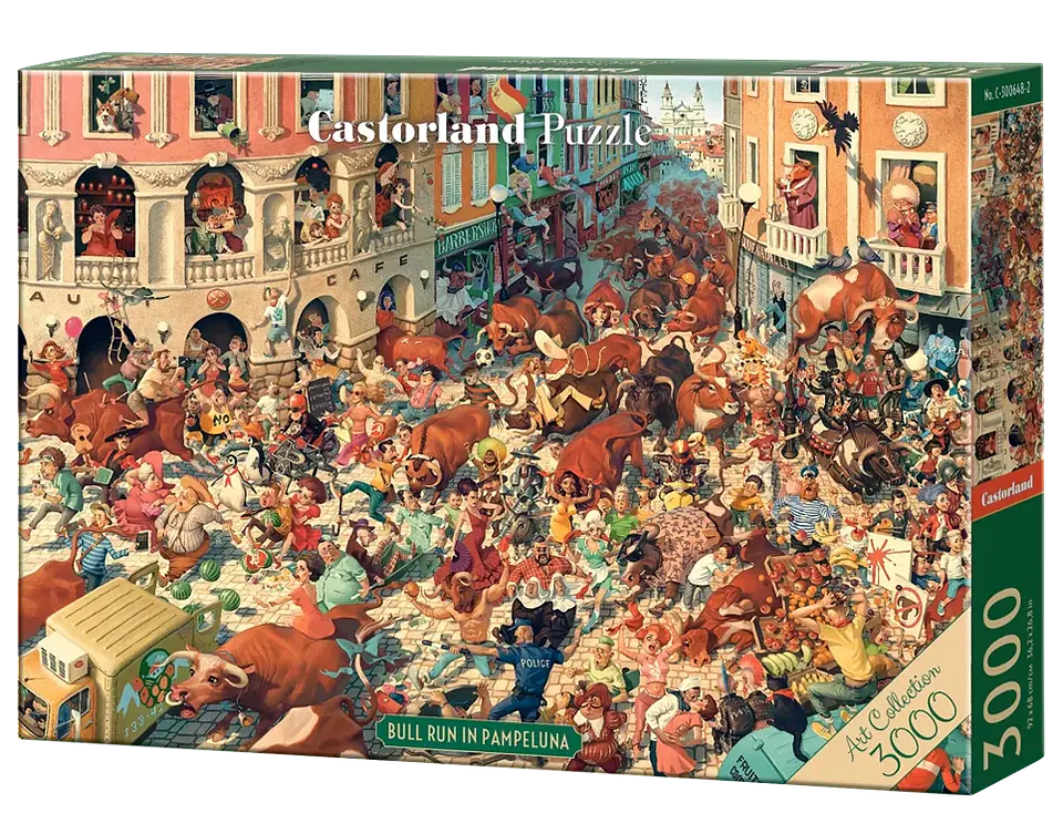 Puzzle 3000 Piezas | Encierro en Pamplona 1