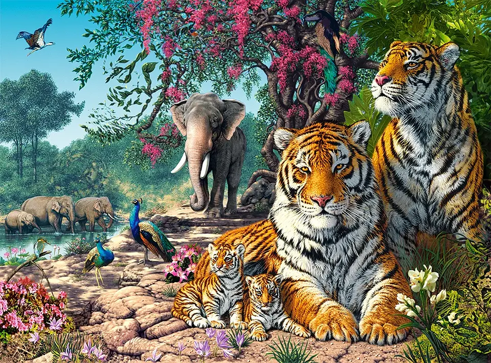 Puzzle 3000 Piezas | Santuario de Tigres 2