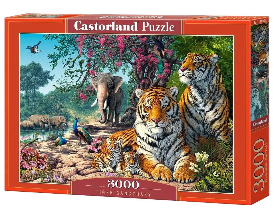Puzzle 3000 Piezas | Santuario de Tigres 1