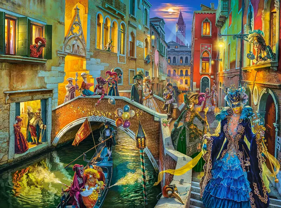 Puzzle 3000 Piezas | Carnaval de Venecia 2