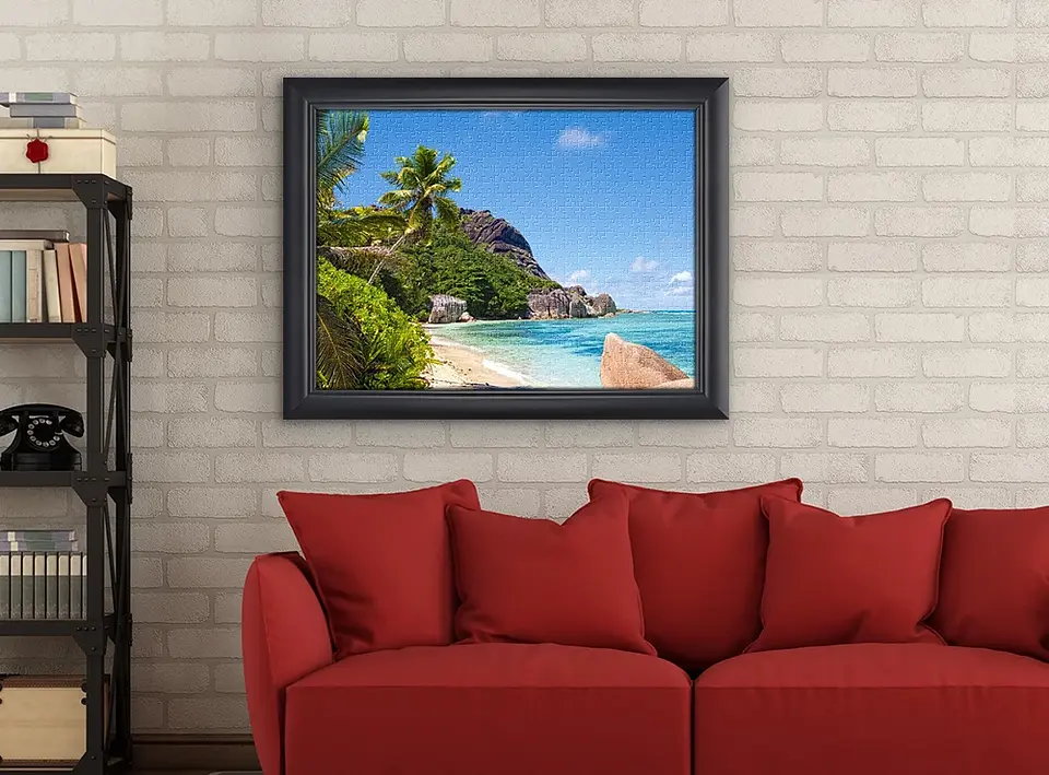 Puzzle 3000 Piezas | Playa Tropical, Seychelles 3