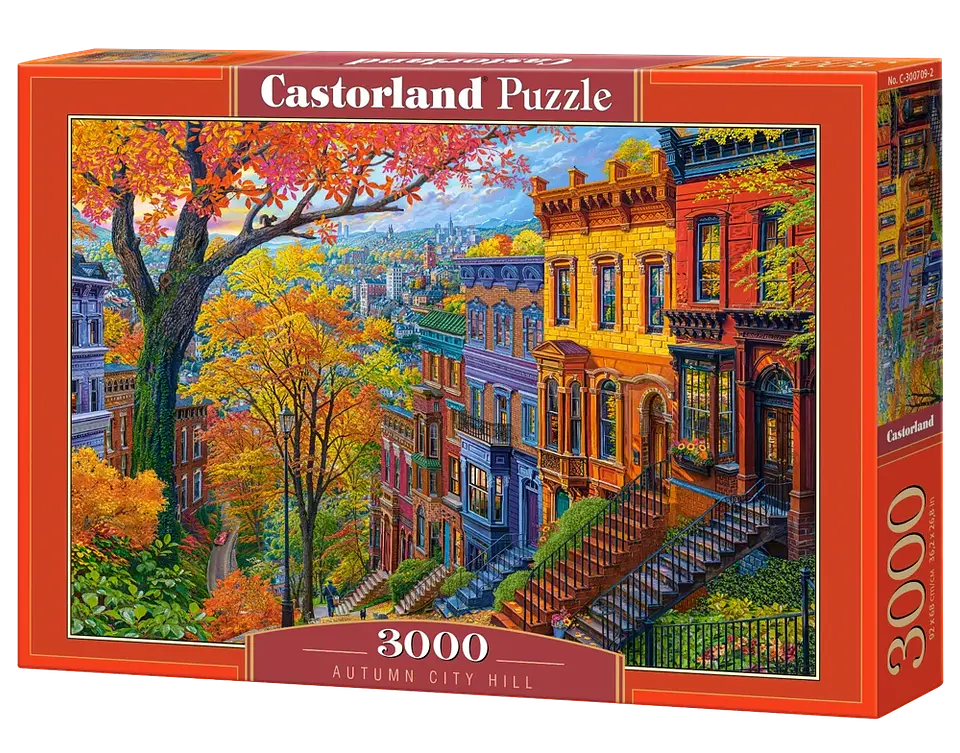 Puzzle 3000 Piezas | Colina Urbana en Otoño 1