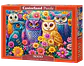 Puzzle 3000 Piezas | Encuentro de Búhos Florales - Miniatura 1