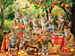 Puzzle 3000 Piezas | Reunión de la Familia Gatuna - Miniatura 2