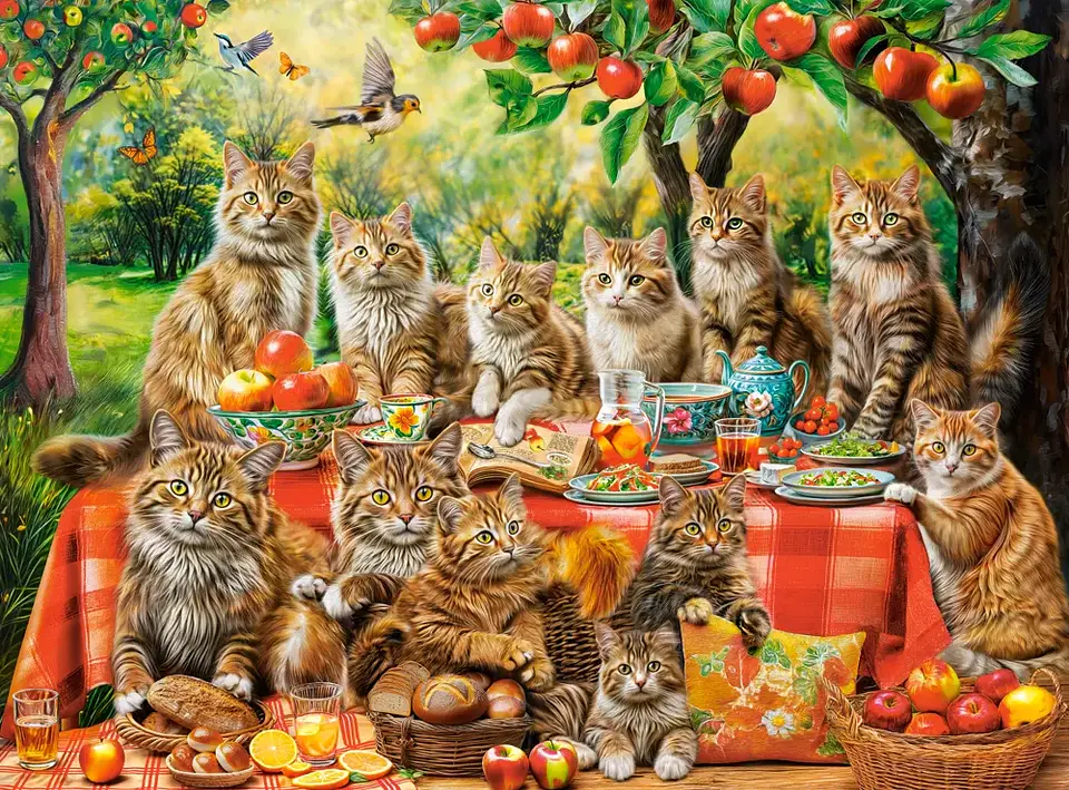 Puzzle 3000 Piezas | Reunión de la Familia Gatuna 2