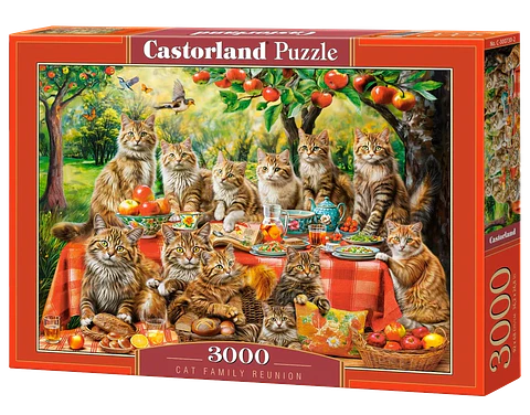 Puzzle 3000 Piezas | Reunión de la Familia Gatuna