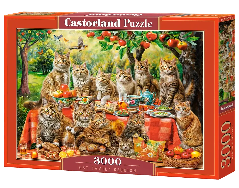 Puzzle 3000 Piezas | Reunión de la Familia Gatuna 1