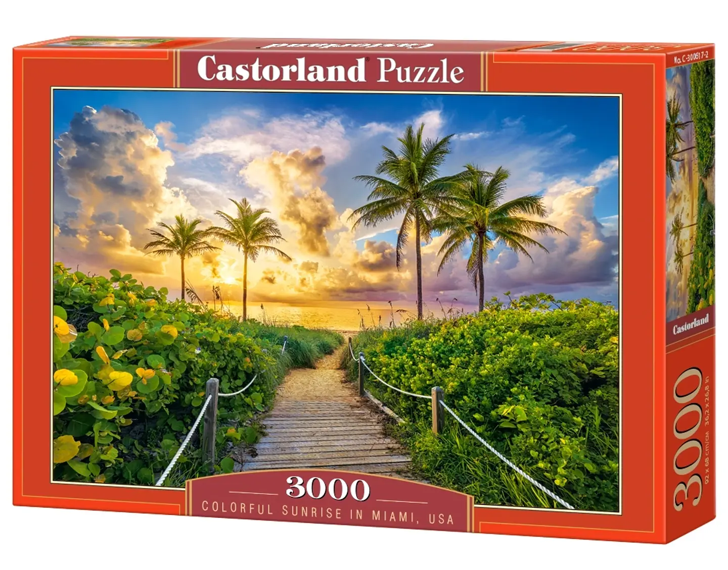 Puzzle 3000 Piezas | Amanecer Colorido en Miami, EE. UU. 1