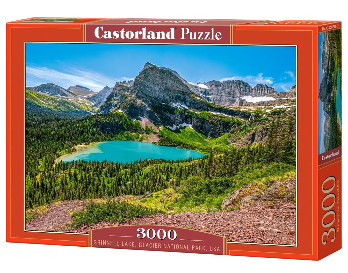 Puzzle 3000 Piezas | Lago Grinnell, Parque Nacional Glacier, EE. UU. 1