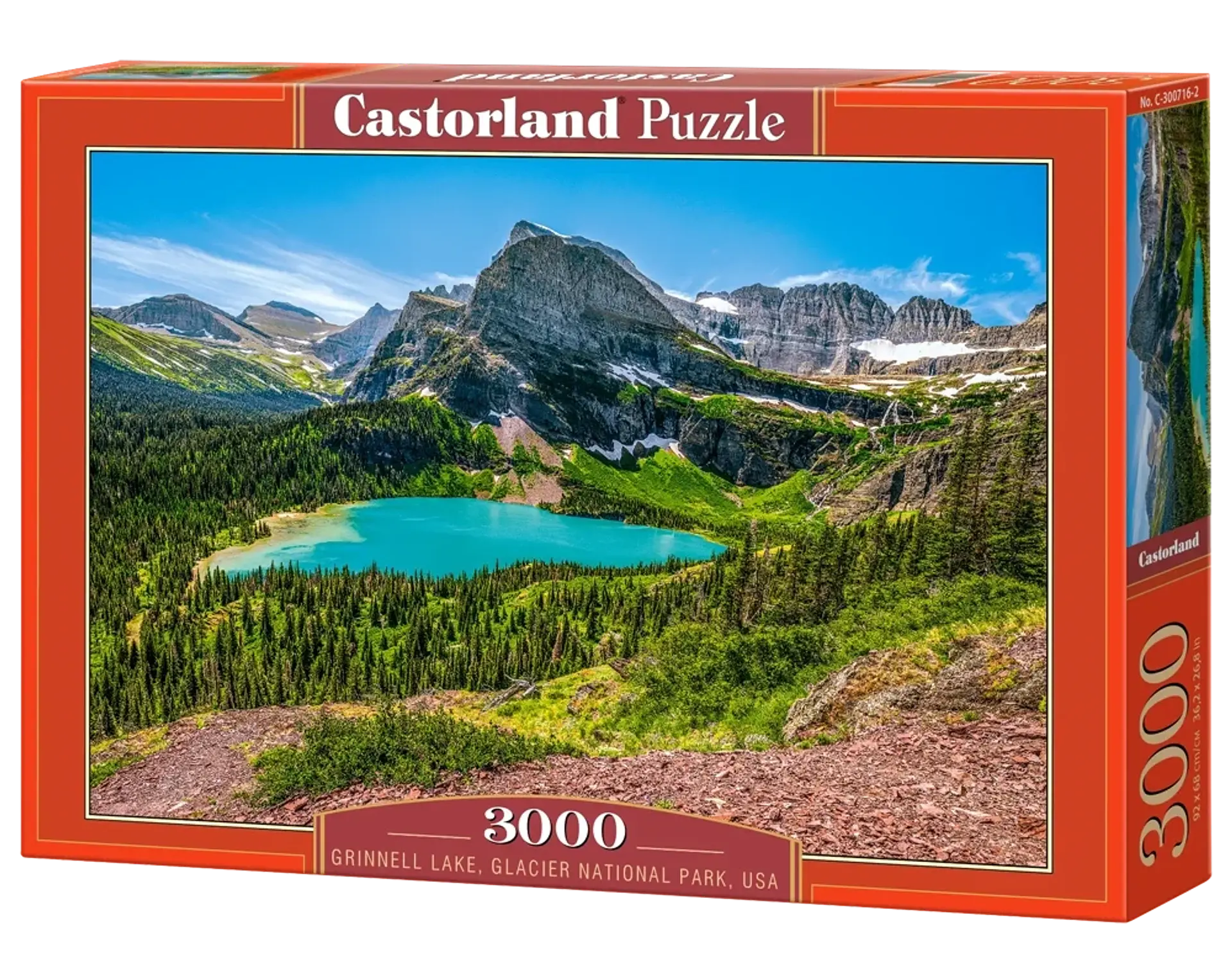 Puzzle 3000 Piezas | Lago Grinnell, Parque Nacional Glacier, EE. UU. 1