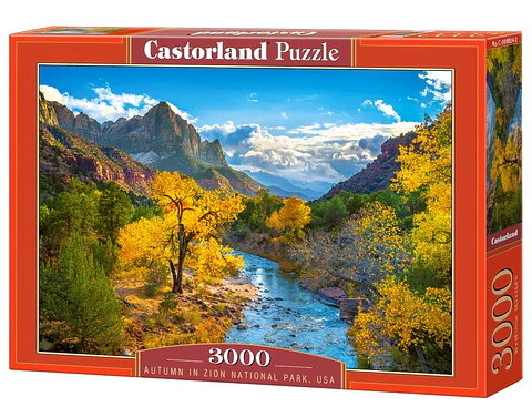 Puzzle 3000 Piezas | Otoño en el Parque Nacional Zion, EE. UU.
