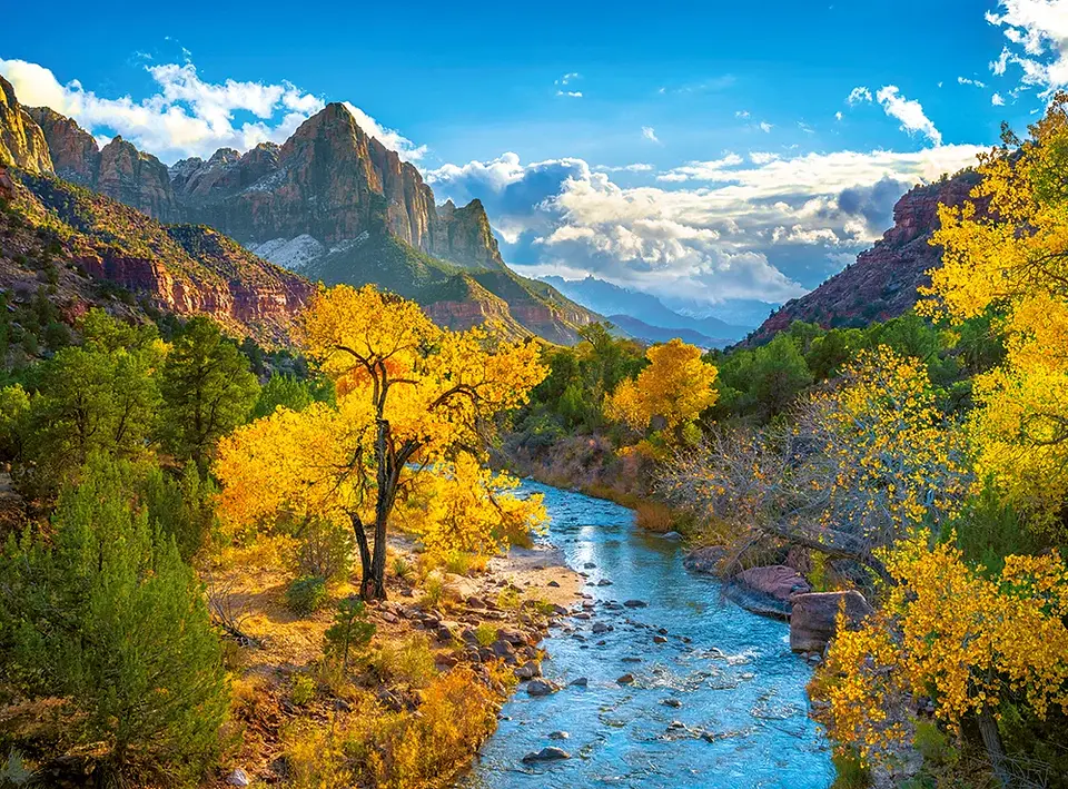 Puzzle 3000 Piezas | Otoño en el Parque Nacional Zion, EE. UU. 2