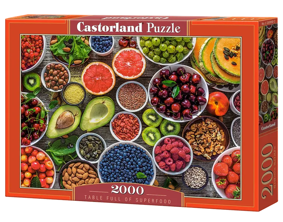 Puzzle 2000 Piezas | Cóctel de Frutas 1