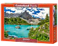 Puzzle 2000 Piezas | Lago Sorapis, Alpes, Italia - Miniatura 1