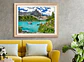 Puzzle 2000 Piezas | Lago Sorapis, Alpes, Italia - Miniatura 3
