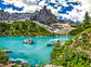 Puzzle 2000 Piezas | Lago Sorapis, Alpes, Italia - Miniatura 2
