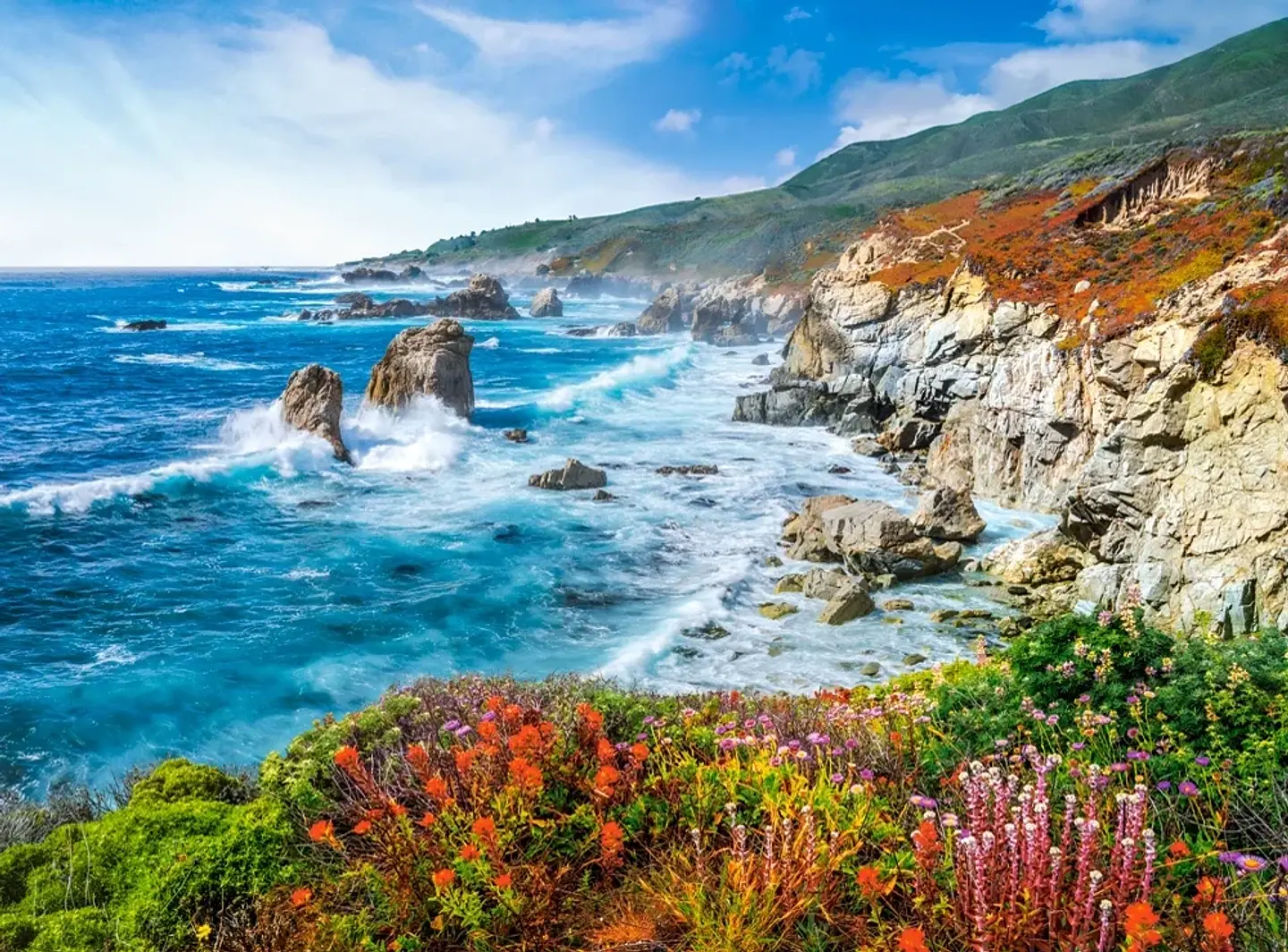 Puzzle 2000 Piezas | Costa de Big Sur 2