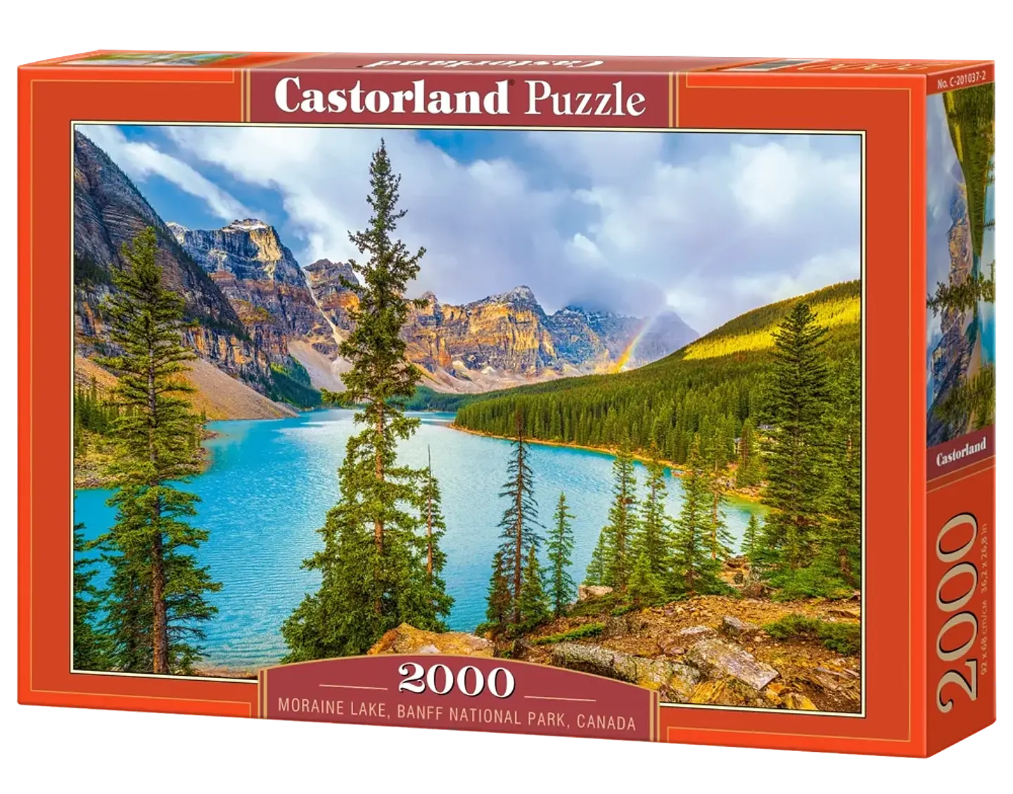 Puzzle 2000 Piezas | Lago Moraine, Parque Nacional Banff, Canadá 1