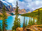 Puzzle 2000 Piezas | Lago Moraine, Parque Nacional Banff, Canadá - Miniatura 2