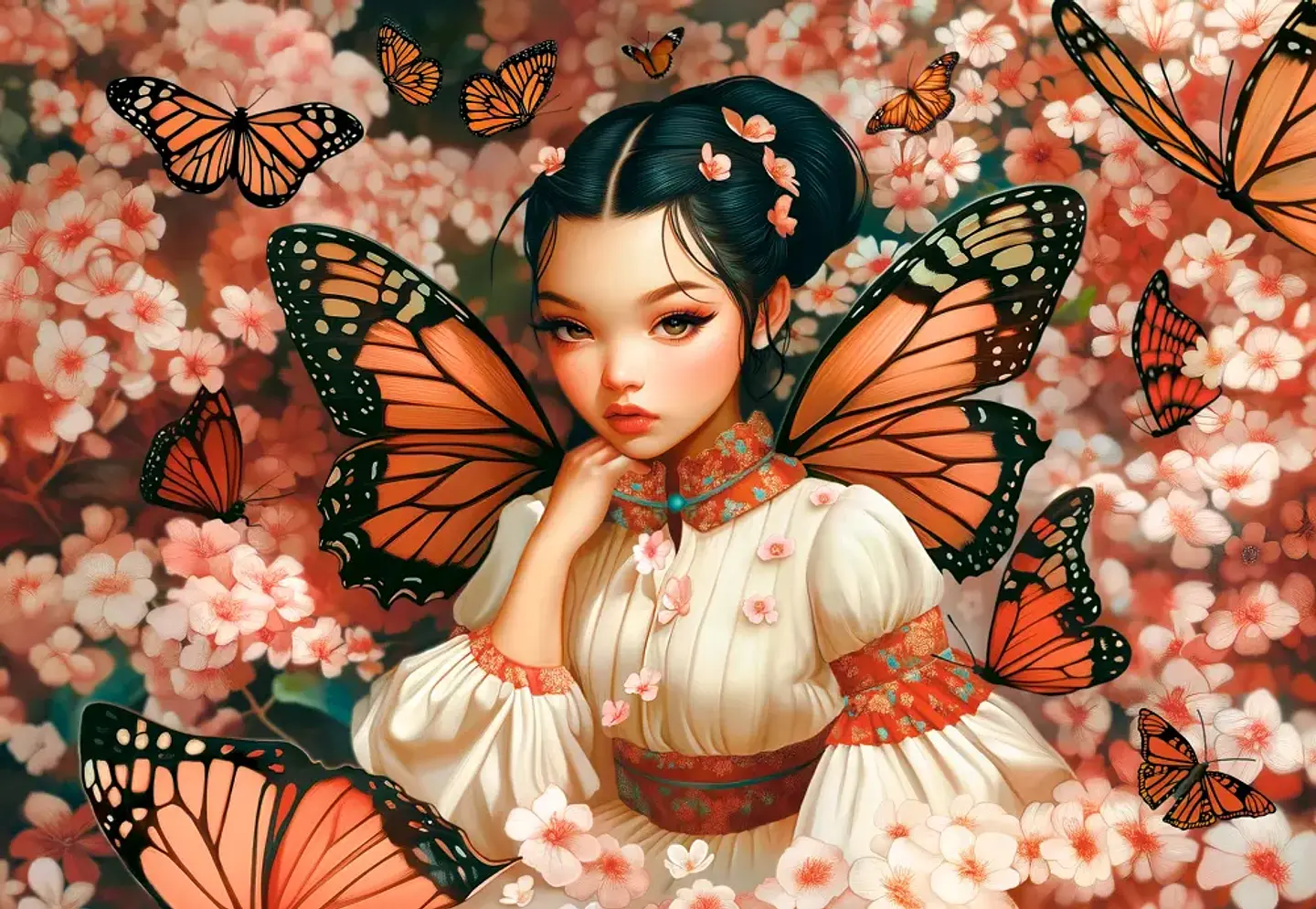 Puzzle 1000 Piezas | Princesa de las Mariposas 2
