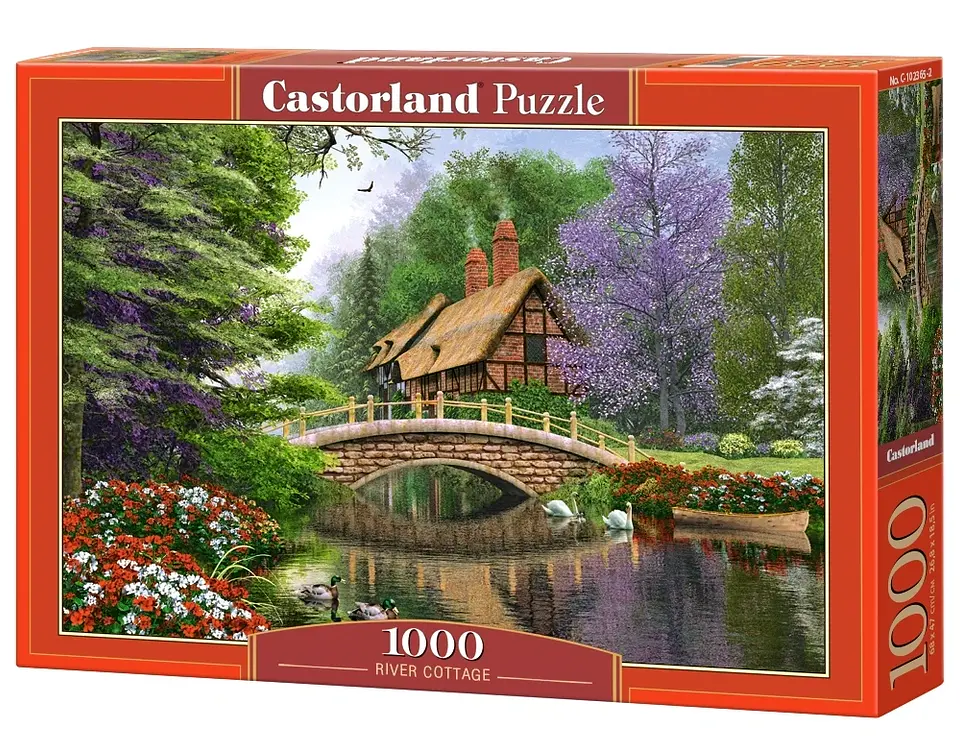 Puzzle 1000 Piezas | Cabaña junto al Río 1