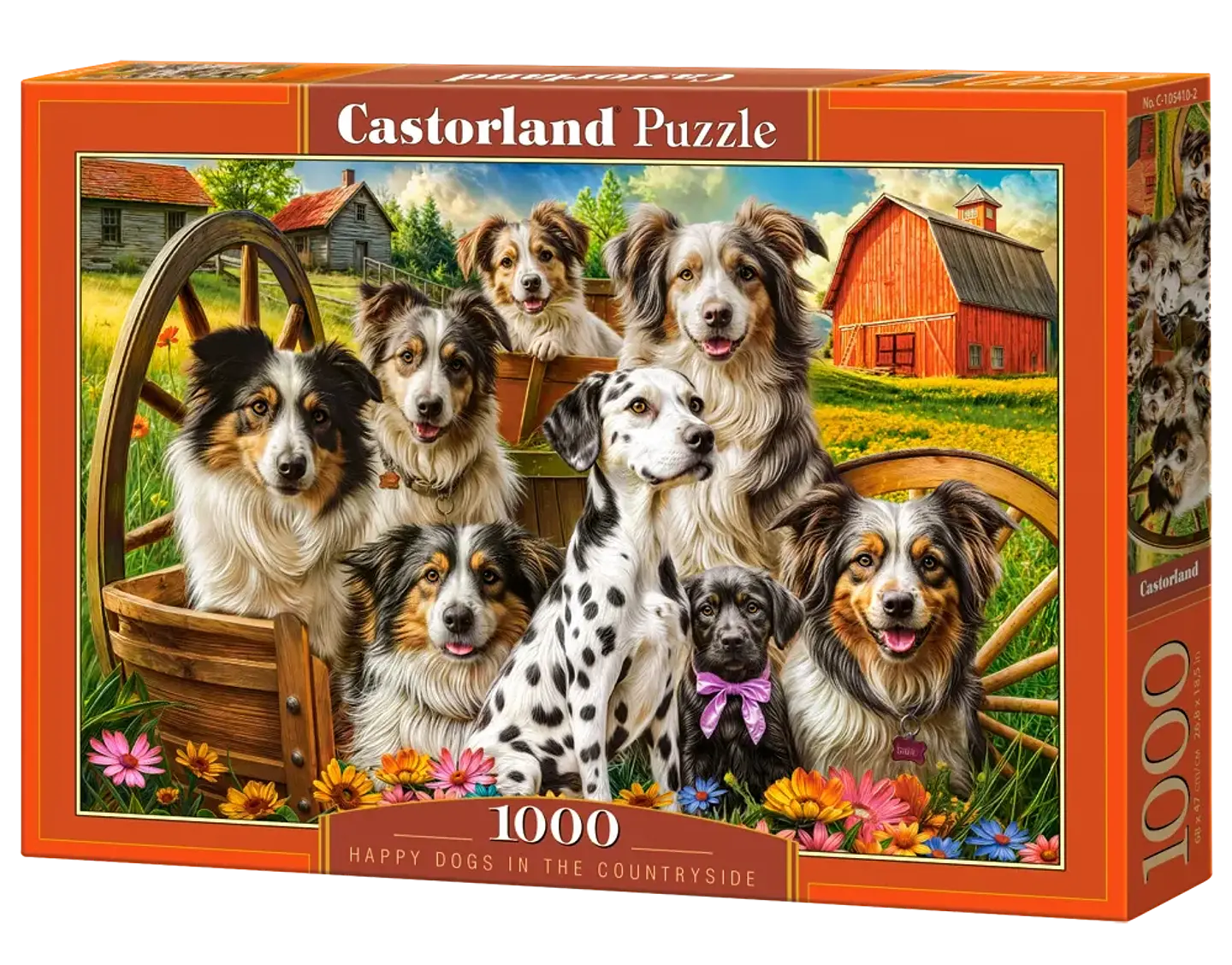Puzzle 1000 Piezas | Perros Felices en el Campo 1