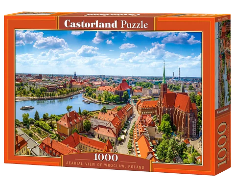 Puzzle 1000 Piezas | Vista Aérea de Wroclaw, Polonia