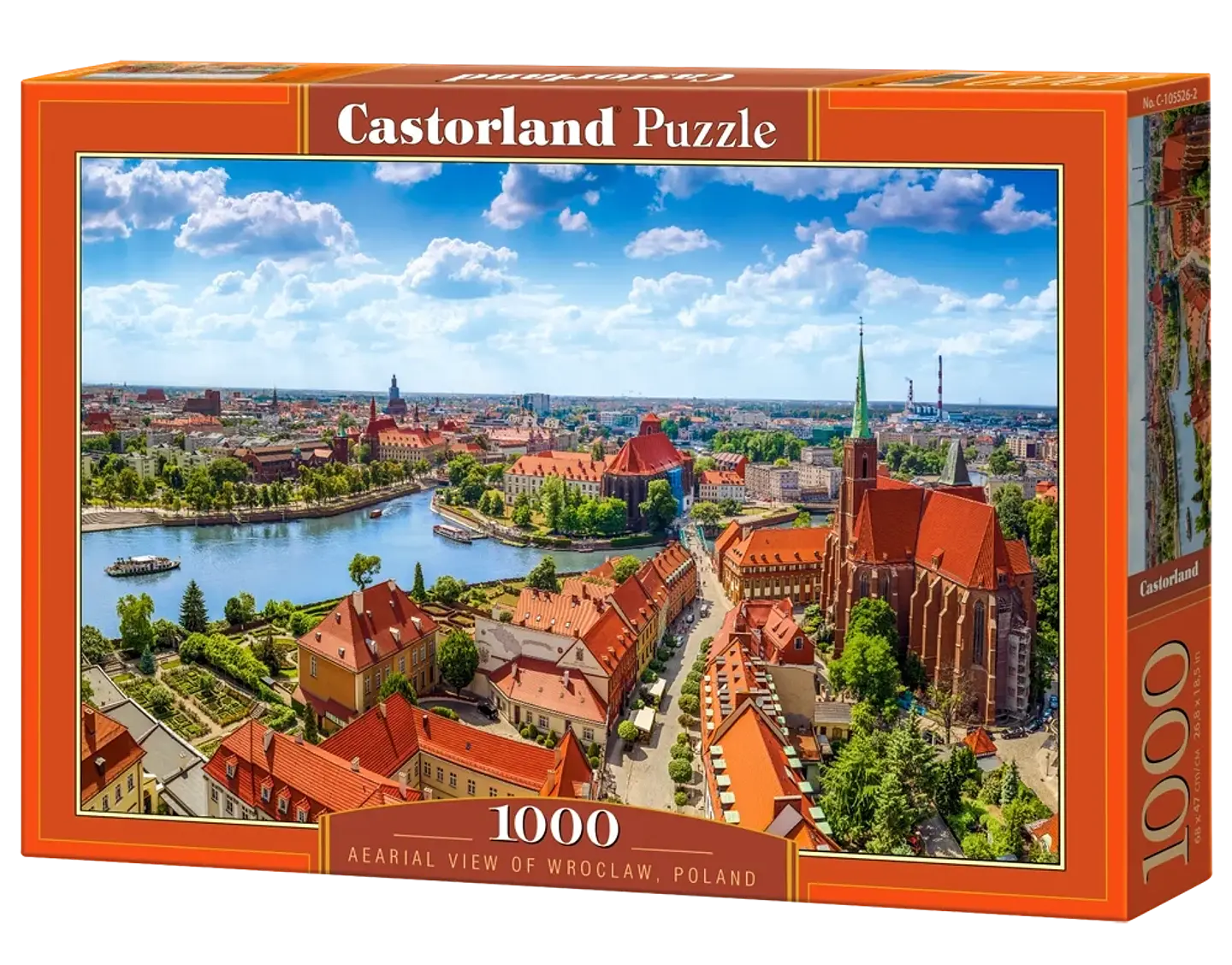 Puzzle 1000 Piezas | Vista Aérea de Wroclaw, Polonia 1