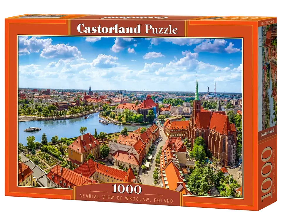 Puzzle 1000 Piezas | Vista Aérea de Wroclaw, Polonia 1