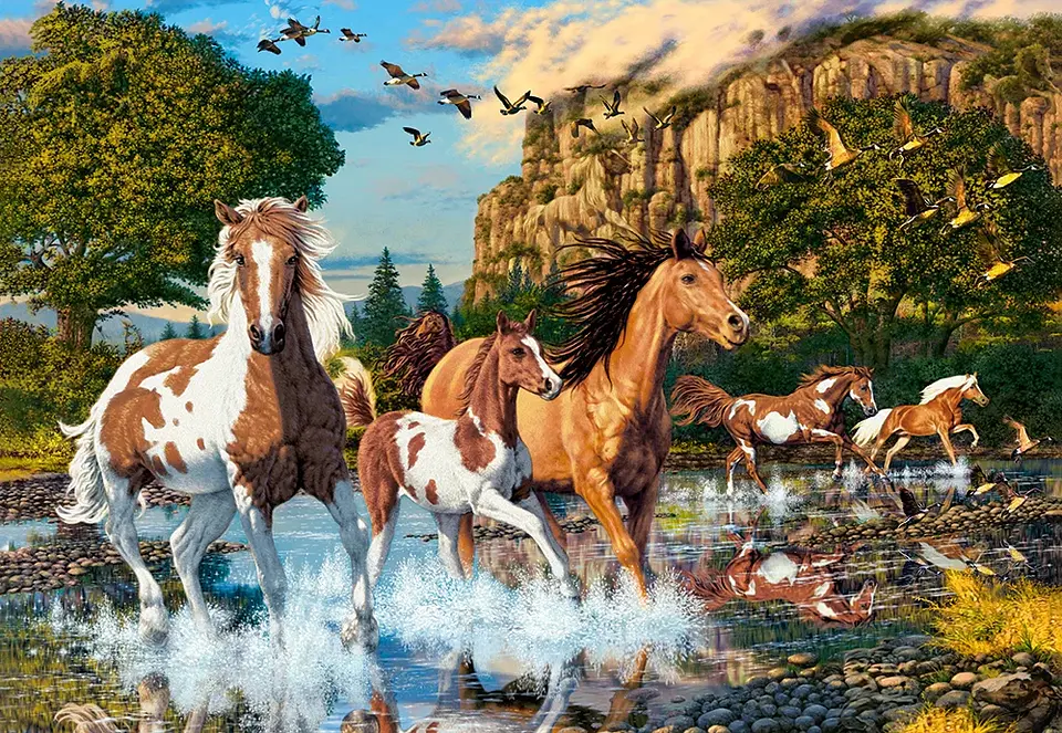 Puzzle 1000 Piezas | País de Maravillas de Caballos 2