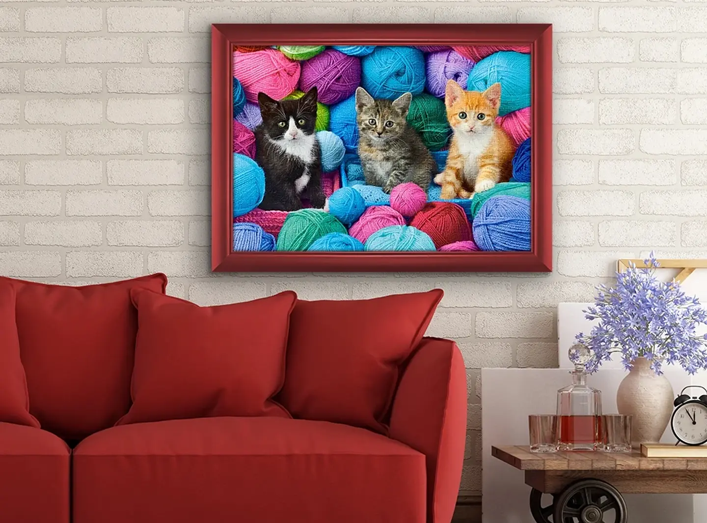 Puzzle 1000 Piezas | Gatitos en la Tienda de Lana 3