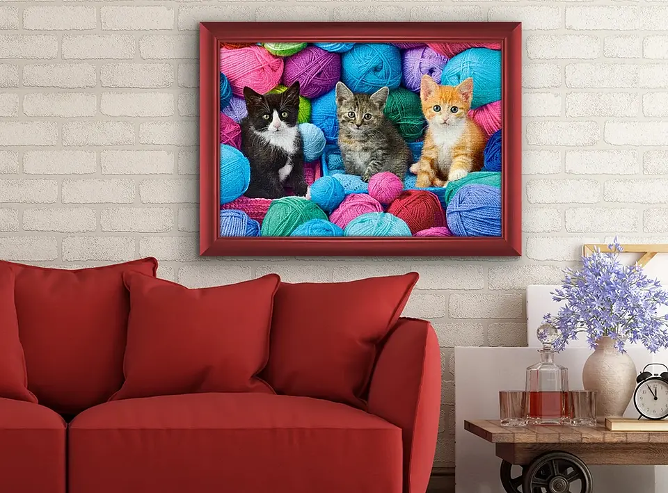Puzzle 1000 Piezas | Gatitos en la Tienda de Lana 3