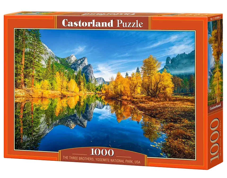 Puzzle 1000 Piezas | Los Tres Hermanos, Parque Nacional Yosemite, EE. UU. 1