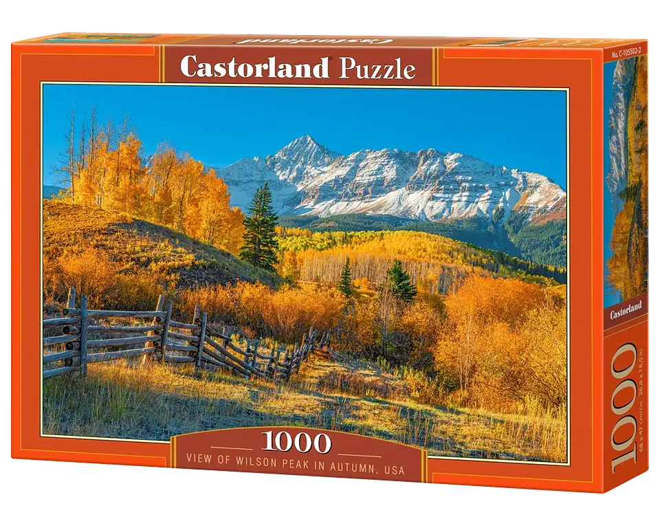 Puzzle 1000 Piezas | Vista del Pico Wilson en Otoño, EE. UU. 1